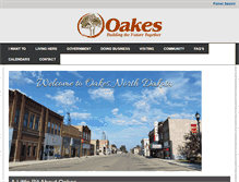 Tablet Screenshot of oakesnd.com